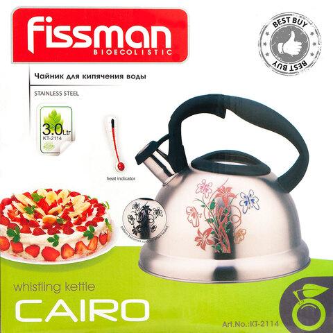 Чайник с терморисунком Fissan CAIRO со свистком для всех видов плит (KT-2114)