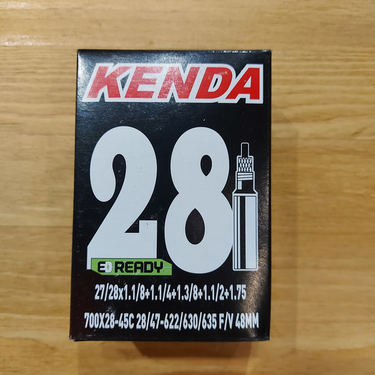 Велосипедная камера "Kenda" 700x28-45C. 28/47-622/630/635. F/V. 48mm. Presta. Kaspi RED. Рассрочка