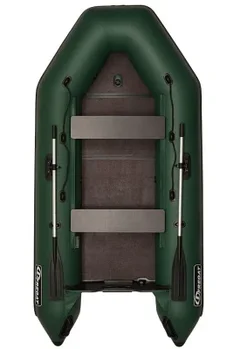 Лодка ПВХ Фрегат 280 ЕК Зеленый с килем