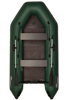 Лодка ПВХ Фрегат 320 ЕК Зеленый с килем