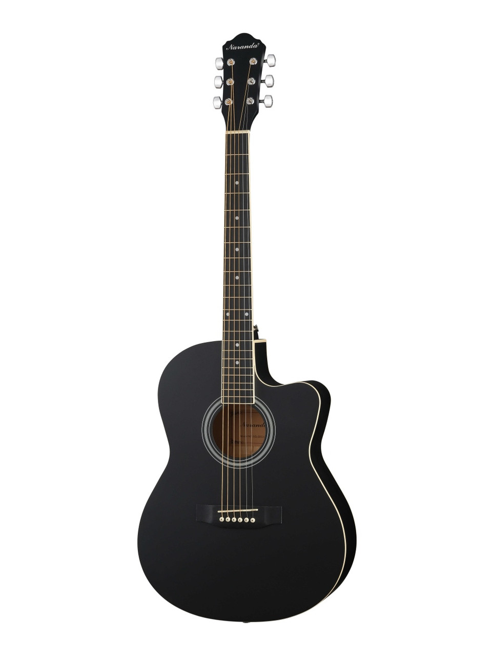 Акустическая гитара с вырезом Naranda HS-3911-BK - фото 1 - id-p105606133