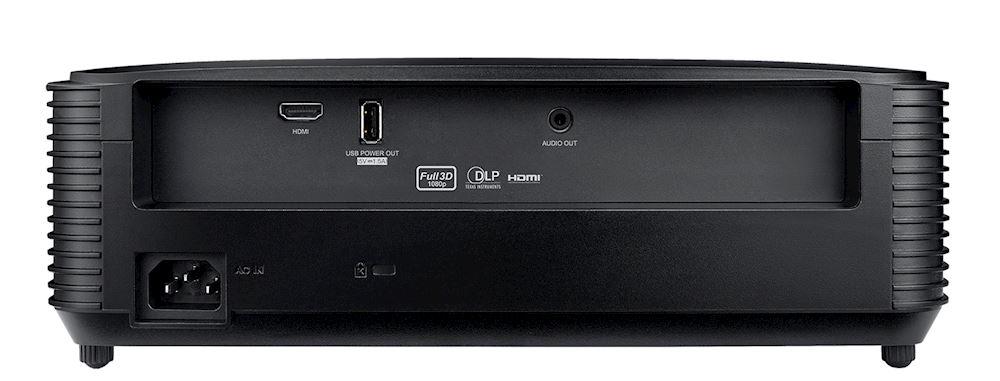 Optoma HD145X Проектор домашний DLP, Full HD 1920x1080, 3400Lm, 25000:1, HDMI, USB-A, Audio-Out 3.5mm - фото 3 - id-p105606338