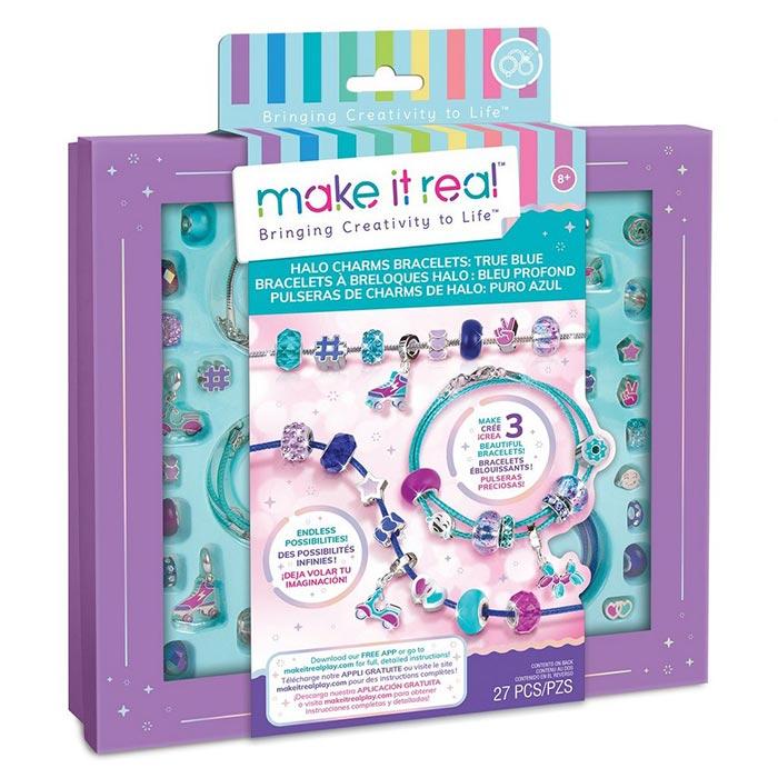 Make It Real Набор для создания Шарм-браслетов, Голубое сияние - фото 1 - id-p105548917