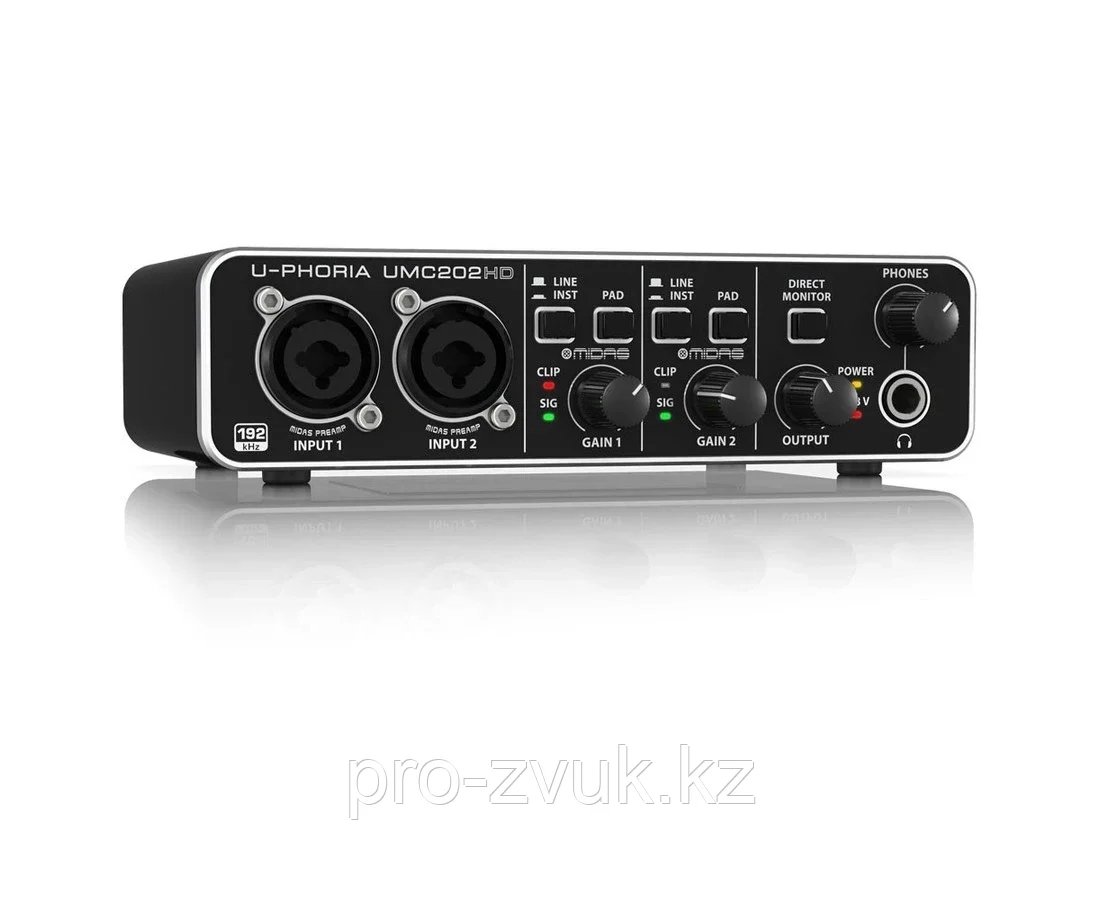 Звуковая карта Behringer U-PHORIA UMC202HD - фото 1 - id-p105607791