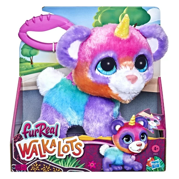 Плюшевая интерактивная игрушка Радужный пандакорн furReal Walkalots