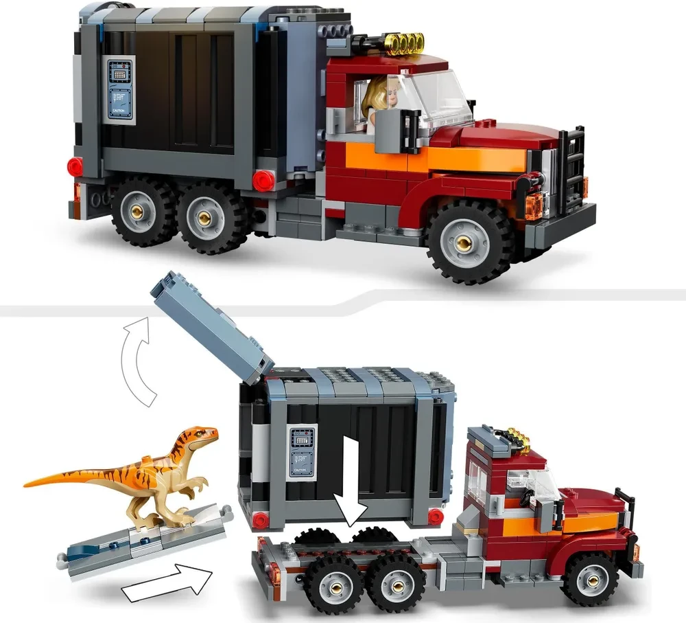 76948 Lego Jurassic World Побег атроцираптора и тираннозавра, Лего Мир Юрского периода - фото 5 - id-p105567988