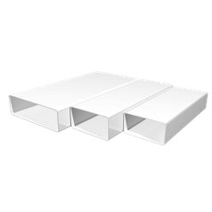 Воздуховод прямоугольный ЭРА (620ВП1.5) 60*204 L-1.5 м