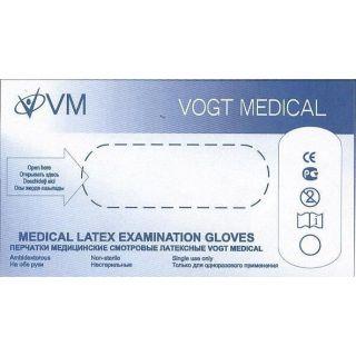 Перчатки Vogt Medical смотровые неопудренные нестерильные нитриловые р-р M - фото 1 - id-p85183174