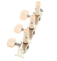 Классикалық гитараға арналған ілгектер ақ түсті оң жағы