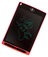 Развивающая игрушка LCD планшет для рисования 12, красный