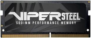 Память DDR4 8Gb 3000MHz Patriot PVS48G300C8S Viper Steel RTL PC4-24000 CL18 SO-DIMM 260-pin 1.25В