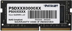 Память DDR4 16Gb 2666MHz Patriot PSD416G266681S Signature RTL PC4-21300 CL19 SO-DIMM 260-pin 1.2В