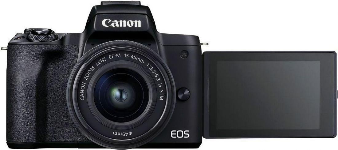Фотоаппарат Canon EOS M50 MK II 15-45 черный 24.1Mpix 3" 4K WiFi EF-15-45 f/3.5-6.3 IS STM LP-E12 (с