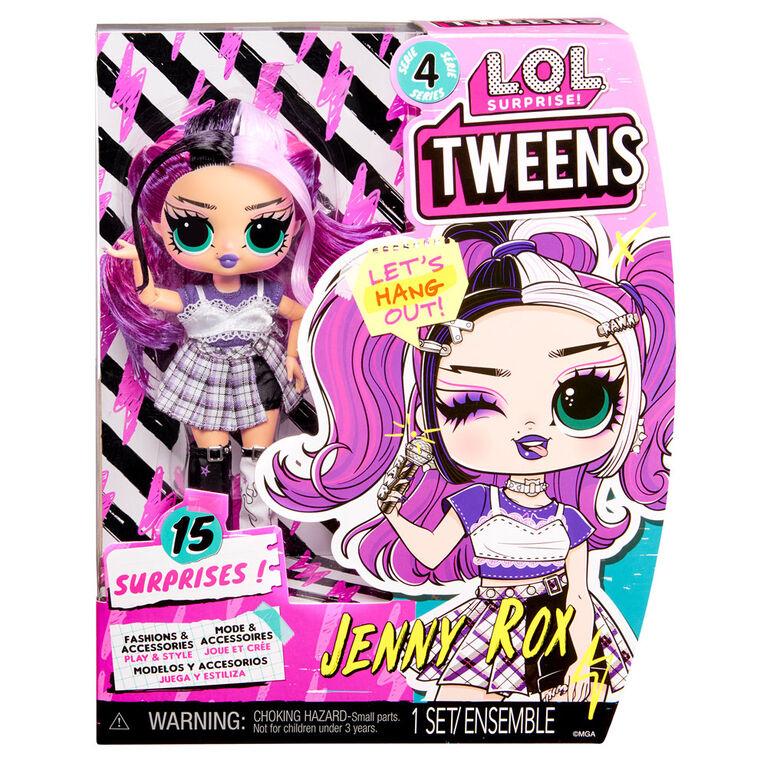 Модная кукла LOL Surprise Tweens Series 4 Дженни Рокс с 15 сюрпризами