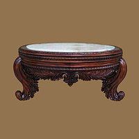 Мебель из массива красного дерева "Круглый стол Round Coffee Table"