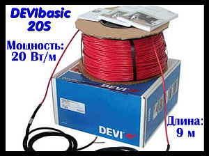 Нагревательный кабель для наружных установок DEVIbasic 20S - 9 м. (DSIG-20, длина: 9 м., мощность: 155 Вт)