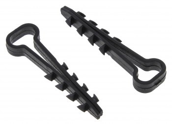 Дюбель-хомут (6х14 мм) для плоского кабеля черный (50 шт.) EKF PROxima - фото 1 - id-p105613731