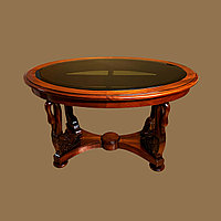 Мебель из массива красного дерева "Кофейный стол Swan Coffee Table"