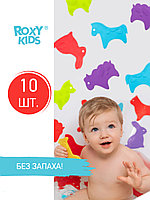 ROXY-KIDS Мини коврики для купания в ванной на присосках, набор 10 шт.