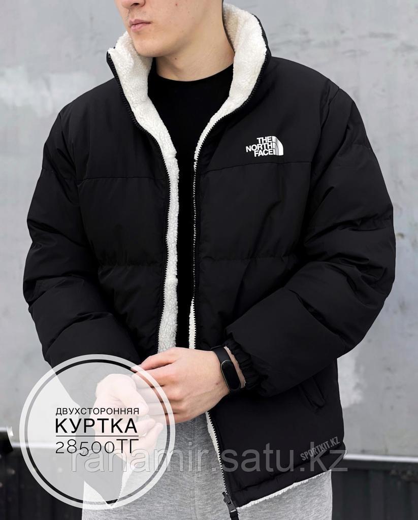 Мужская куртка TNF Тедди, черный/белый