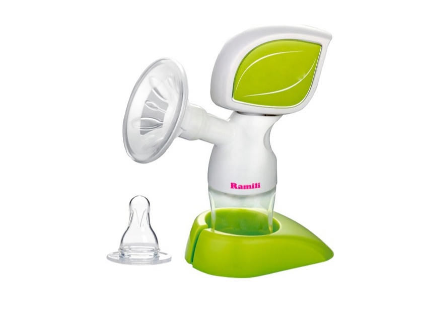 Молокоотсос Ramili Baby Single Electric SE150 белый-зеленый