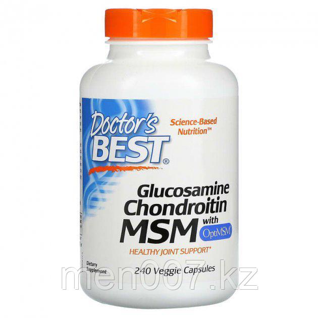 Бад Doctor's Best глюкозамин хондроитин и МСМ  240 растительных капсул