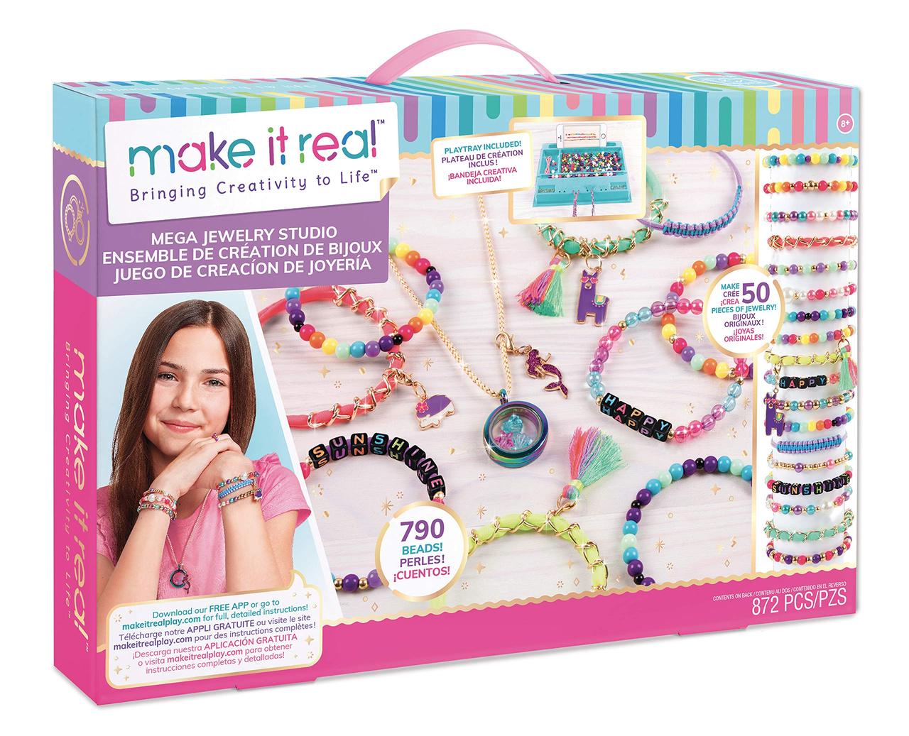 Набор для творчества Make It Real Создание браслетов Macrame Friendship Bracelets