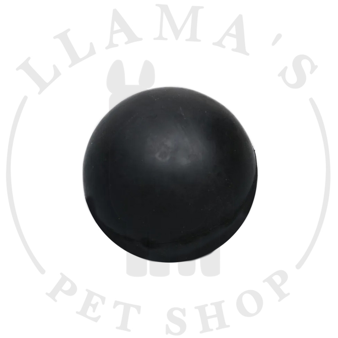 Игрушка для животных высокопрочный "Цельнорезиновый мяч", 8 см, черный - фото 1 - id-p105630252
