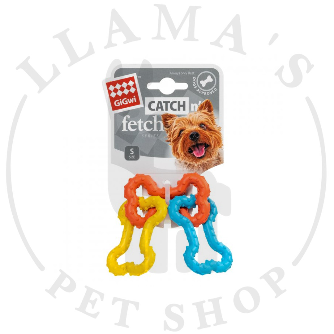 Игрушка для собак GiGwi Catch&fetch Косточки (3), резина, 15 см - фото 1 - id-p105630852