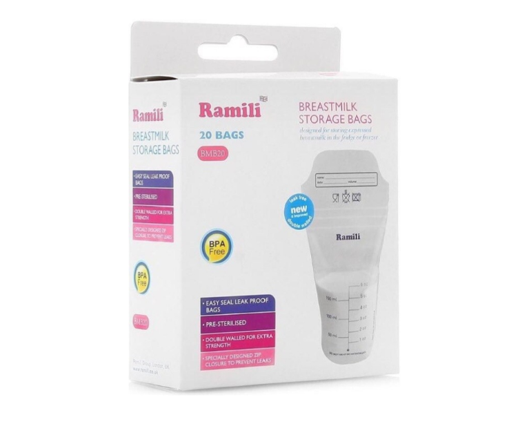 Ramili Пакеты для хранения грудного молока BMB20 20 шт