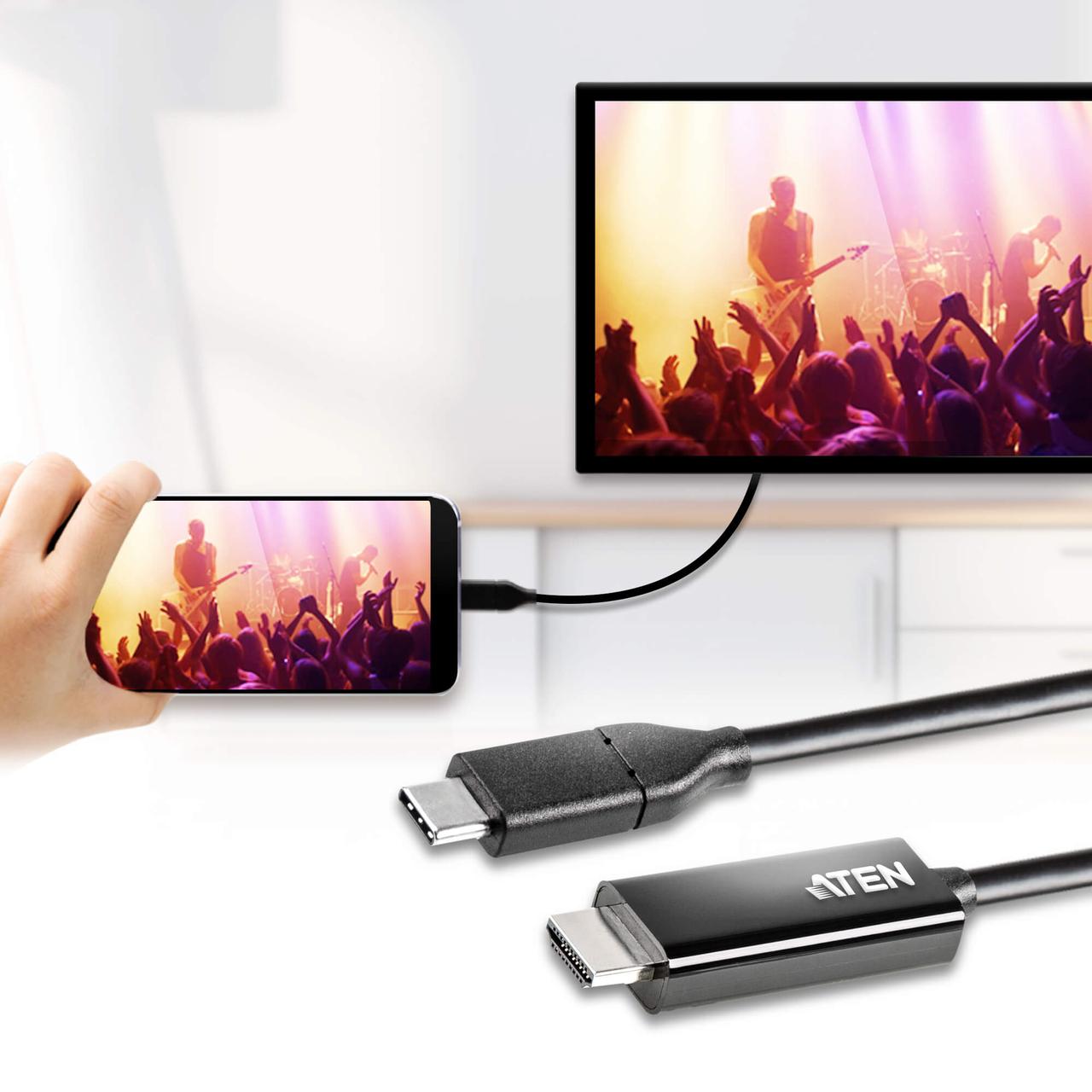 USB-C в 4K HDMI Конвертер (2.7 м) ATEN UC3238 - фото 5 - id-p105631149