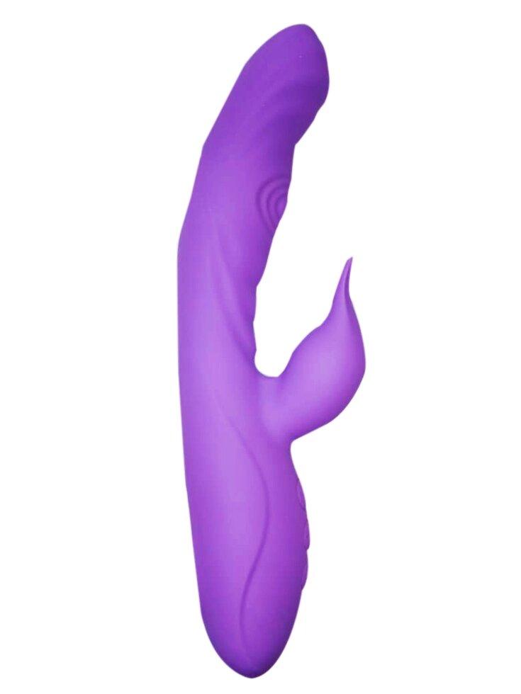 Рельефный вибратор-кролик Flap (фиолетовый), фото 1