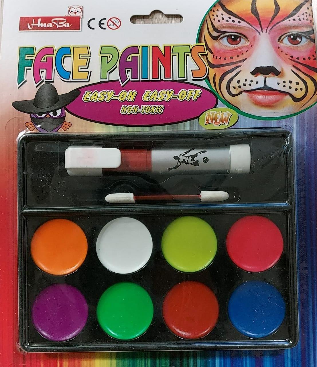 Аквагрим Face Paints, краски для лица, аквагрим для детей 8 +1 - фото 1 - id-p105632352
