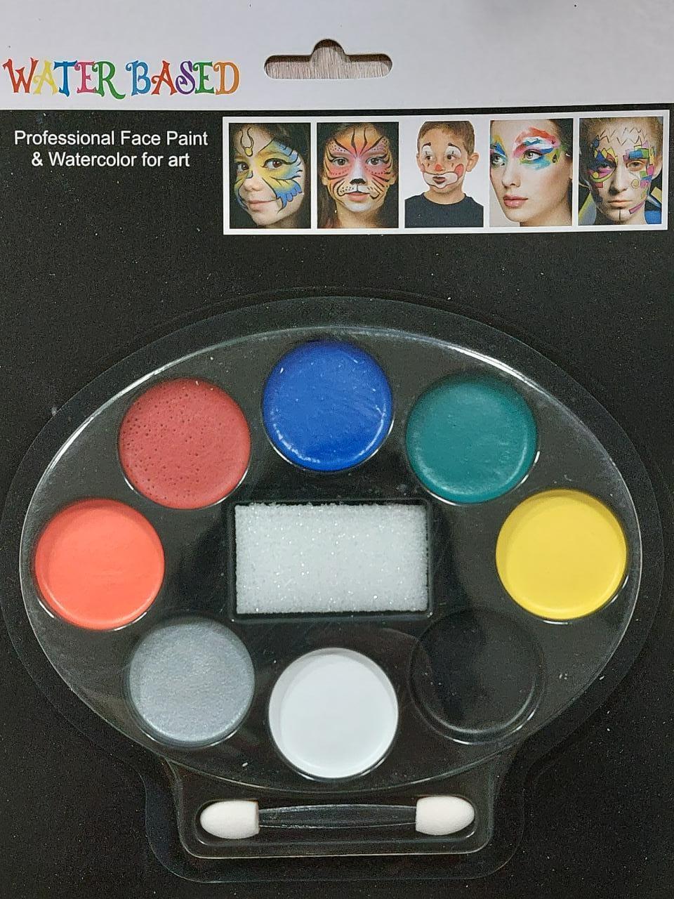 Аквагрим Face Paints, краски для лица, аквагрим для детей 8 цветов