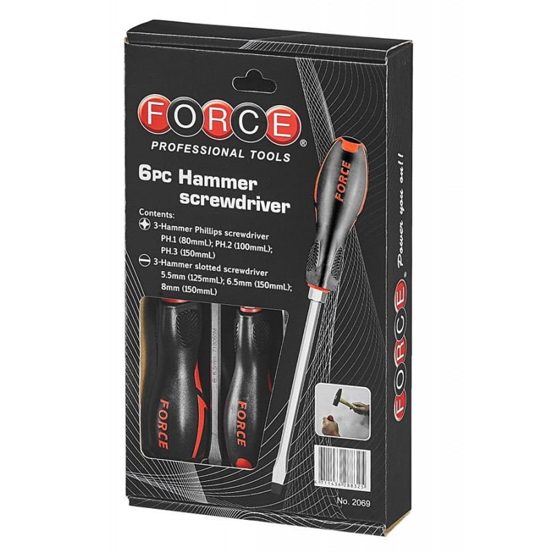 Набор ударных отверток (6пр), фото 1