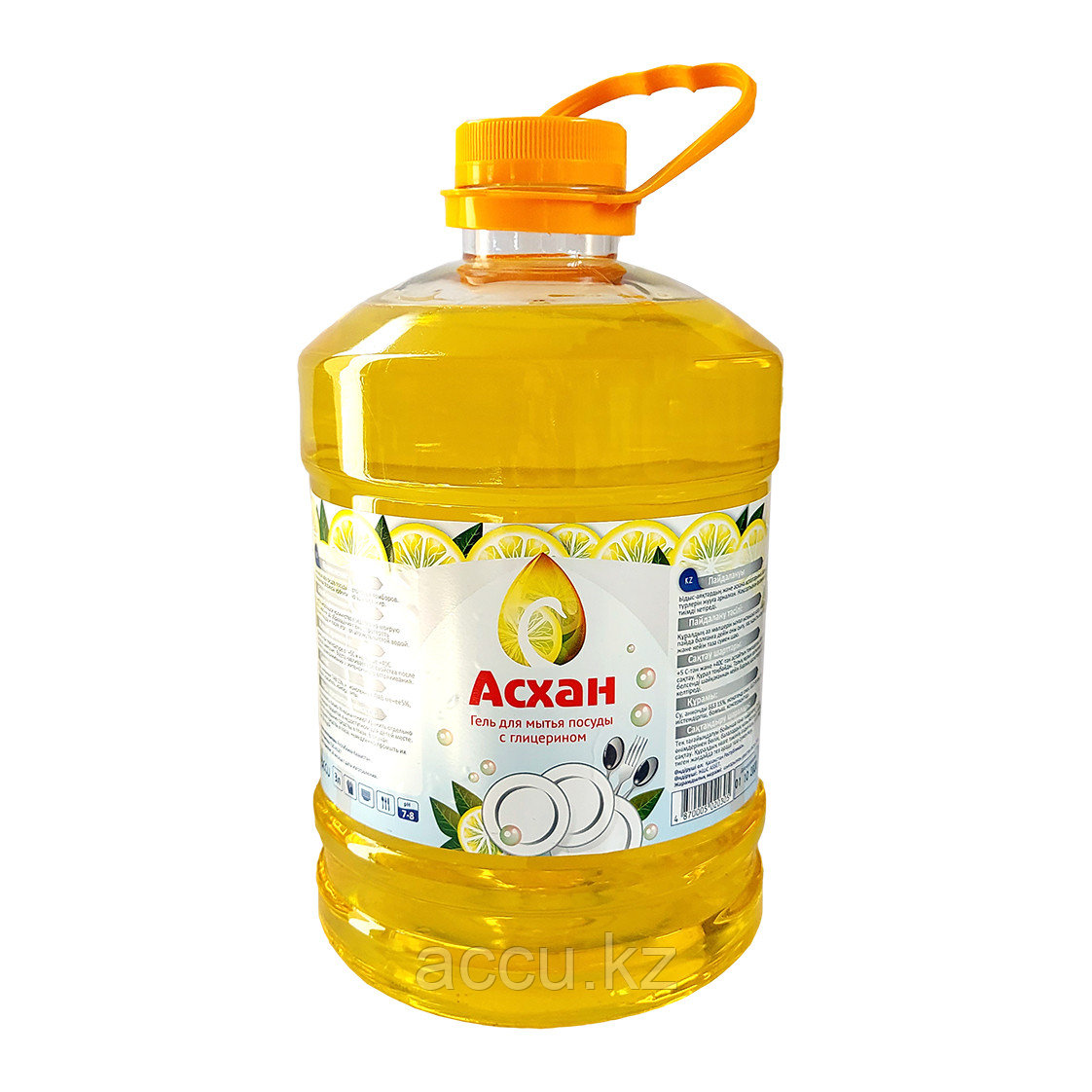 Жидкость для мытья посуды TM "ACCU" Асхан, 3л. - фото 1 - id-p105632448