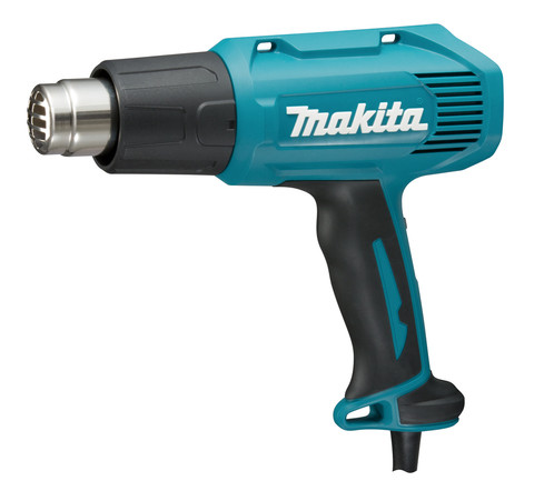 Makita HG5030K Пистолет горячего воздуха (фен) строительный 1600Вт 350/500 С°,300-500л/мин,4 насадки