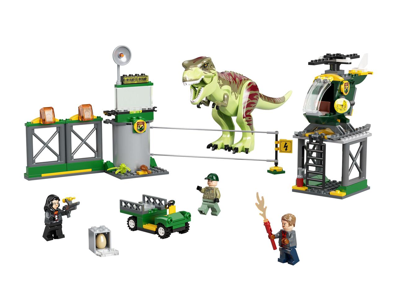 LEGO Jurassic World 76944 Побег тираннозавра, конструктор ЛЕГО - фото 4 - id-p105632821