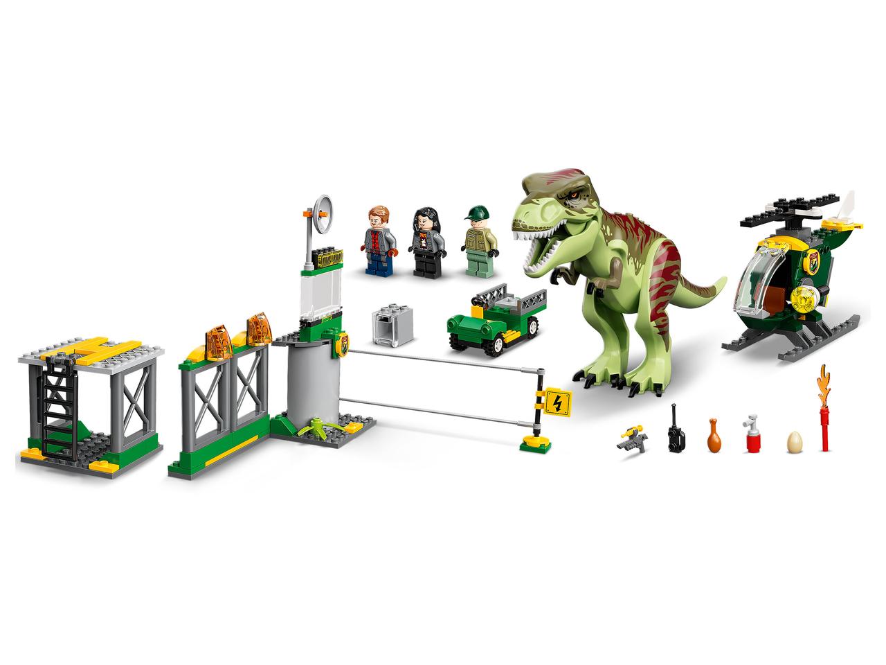 LEGO Jurassic World 76944 Побег тираннозавра, конструктор ЛЕГО - фото 6 - id-p105632821