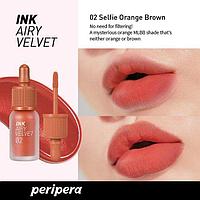 Тинт для губ матовый корейский Peripera Ink Airy Velvet 02