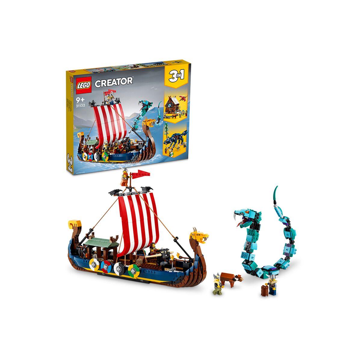 Лего Creator Корабль викингов и Мидгардский змей Lego - фото 1 - id-p105633703
