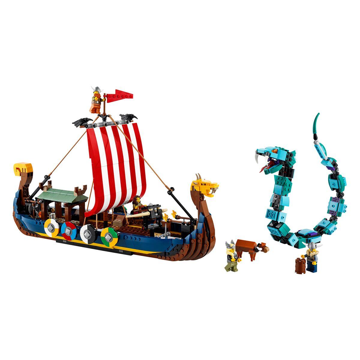 Лего Creator Корабль викингов и Мидгардский змей Lego
