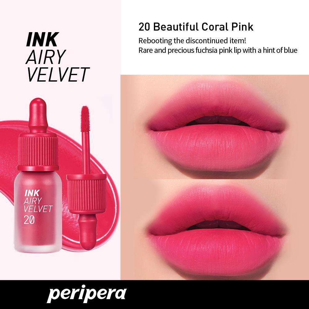 Тинт для губ матовый корейский Peripera Ink Airy Velvet 20 - фото 1 - id-p105632947