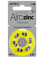 Батарейки для слух.аппаратов A10 Zinc-Air PERFEO Airozinc ZA10 BL6