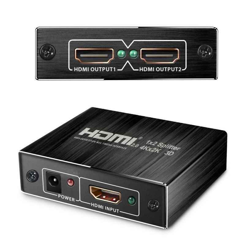 Разветвитель HDMI splitter 1x2 + БП 4K Full HD, версия 1.4 - фото 2 - id-p104571614