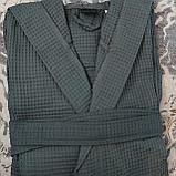 Вафельный халат с капюшоном. Турция., фото 3