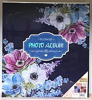 Фотоальбом 500 фото 10х15 см Flower цветы синий