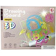 6620 Доска 3D magic для рисования (очки, фломастеры) 29*23см, фото 2