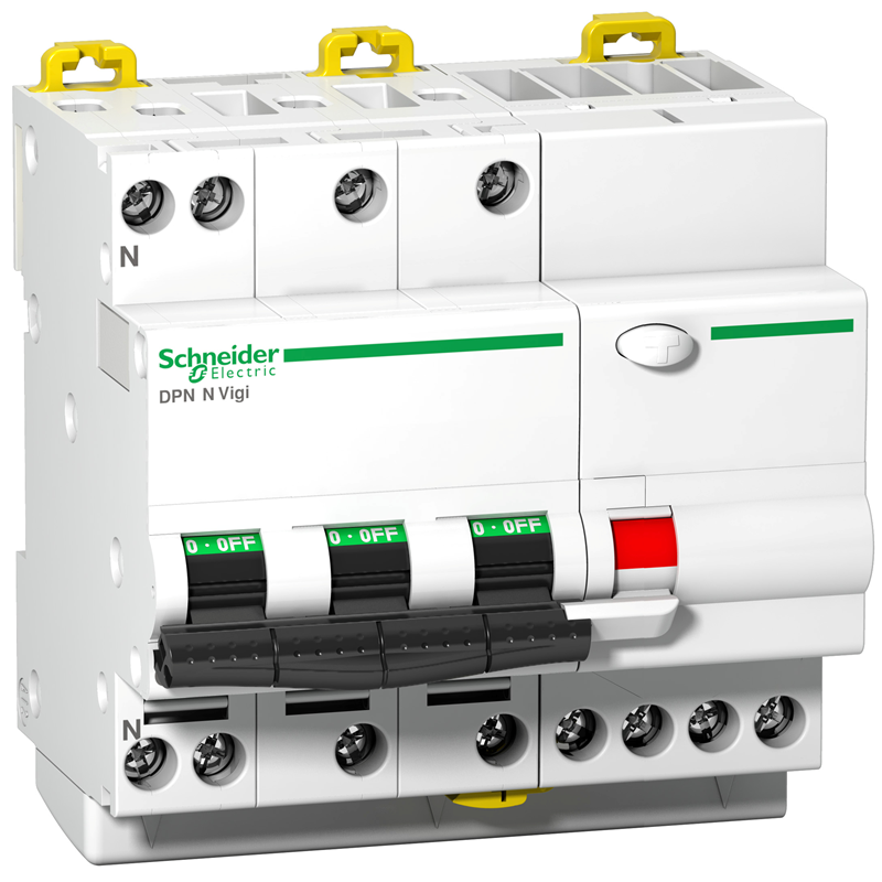 АВДТ 4п 10 А 30 мА AC 10 кА хар-ка C Acti9 Schneider Electric A9D31710