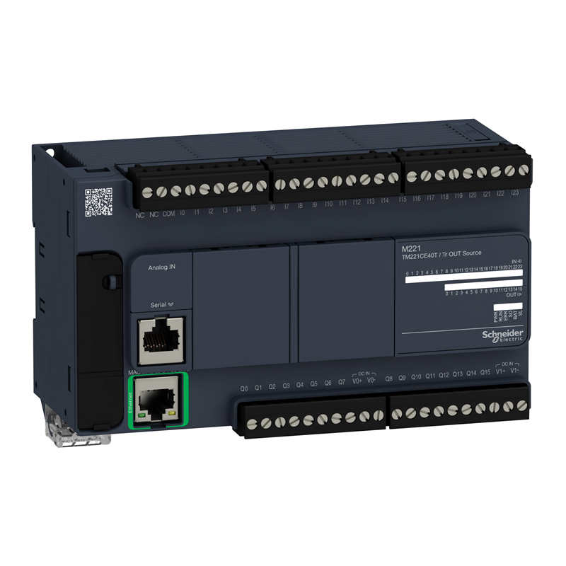 Блок компактный базовый M221-40IO транзист. источник ETHERNET Advantys OTB TM221CE40T
